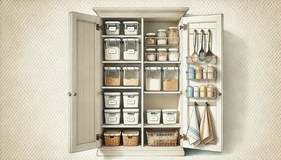 Organizing Kitchen Cabinet Storage with the Fly Lady Method