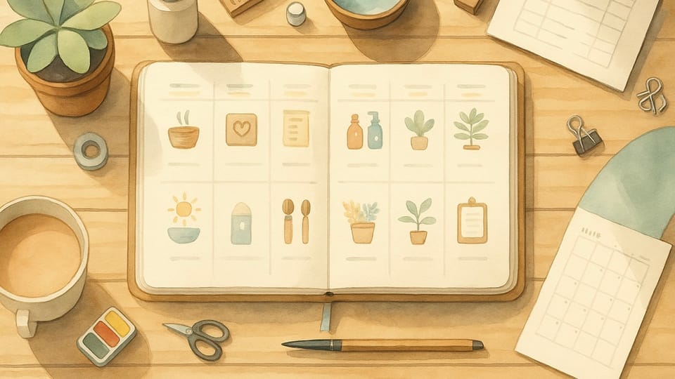 Weekly Planning by Days with Fly Lady. Clear Plan = Less Stress