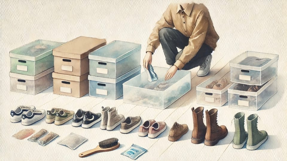 How to Store Off-Season Shoes