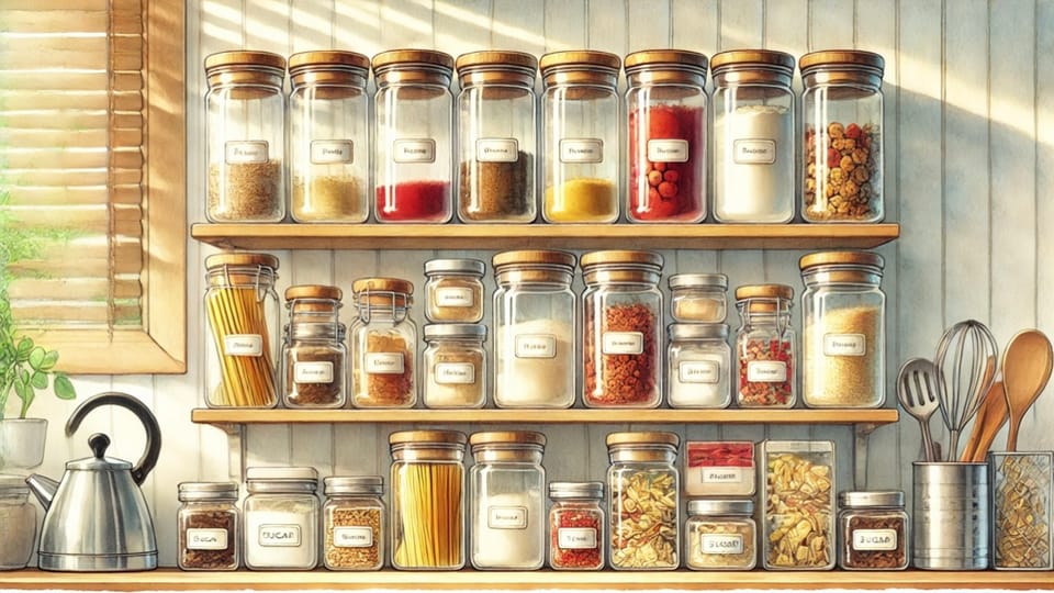 Featured image for Organización de la cocina: especias y productos a granel según los principios de accesibilidad